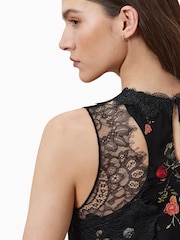AllSaints Black Quinn Dress - Image 7 of 9