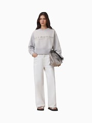 AllSaints Grey Separo Pearl Sweatshirt - Image 3 of 7