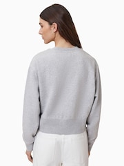 AllSaints Grey Separo Pearl Sweatshirt - Image 5 of 7