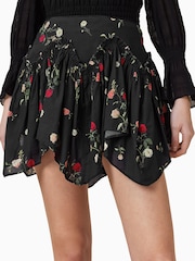 AllSaints Black Delilah Skirt - Image 2 of 3
