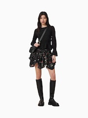 AllSaints Black Delilah Skirt - Image 3 of 3