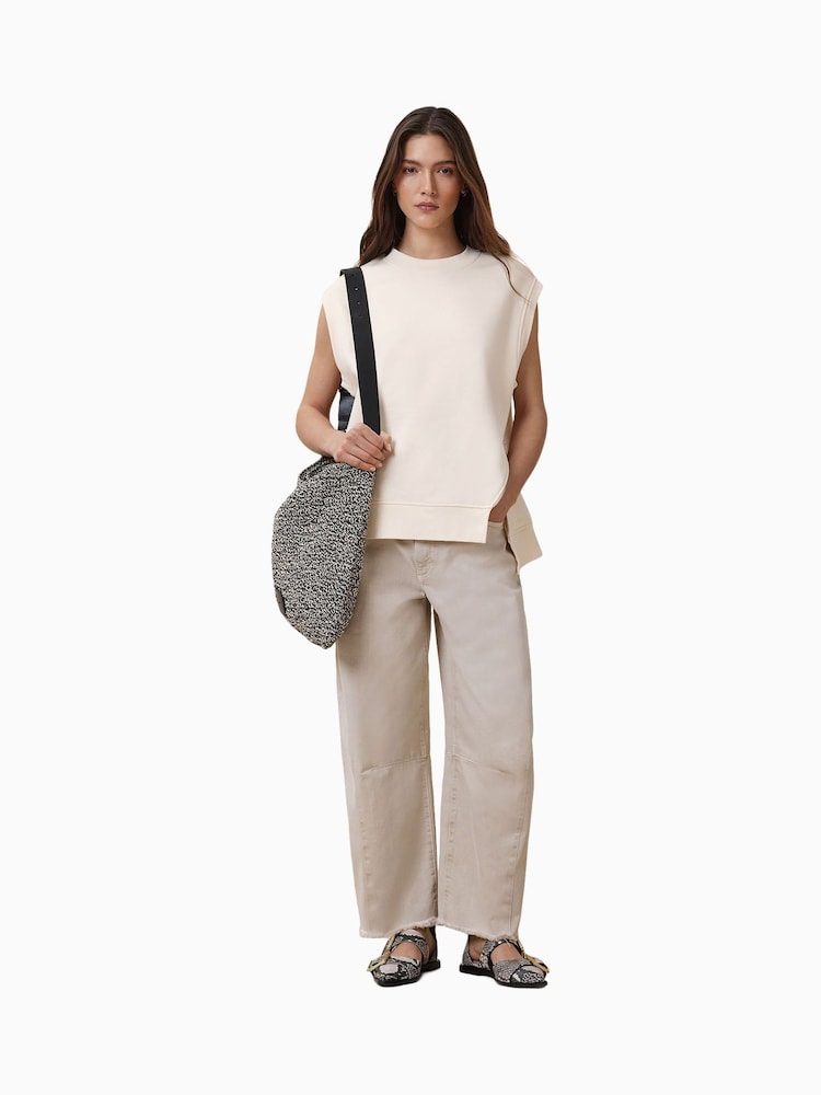 AllSaints Nila Zip 100% Organic Cotton Sweatshirt - صورة 2 من 6