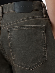 AllSaints Black Louie Long Shorts - Image 2 of 2
