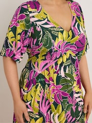 Evans Green Midaxi Hi Lo Dress - Image 5 of 7