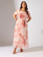 Evans Occasion Pleated White Dress - Image 2 of 5