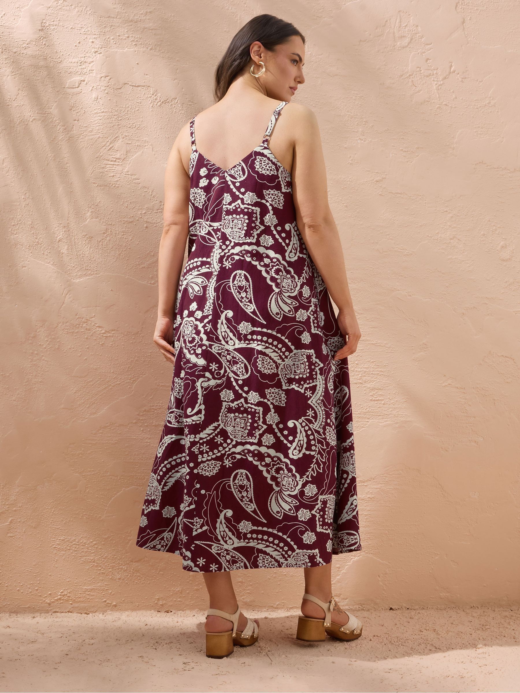 Buy Evans Red Printed Pleated Swing Dress from Next USA