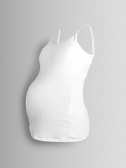 JoJo Maman Bébé White 2-Pack Maternity & Nursing Vest Tops - Image 3 of 15