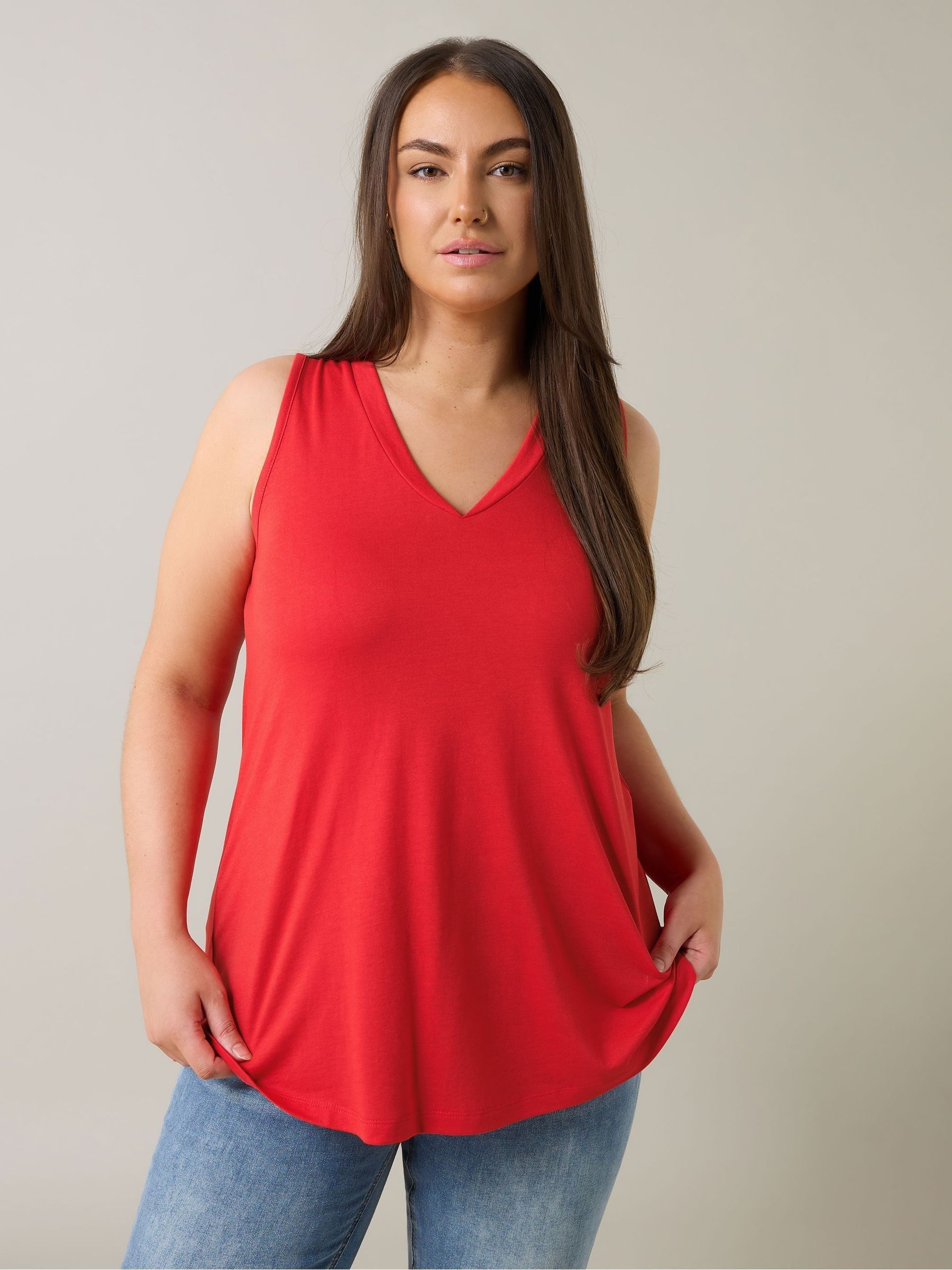 Women's Plus Size 3/4 Sleeve Slash Neck Top - White - 30w