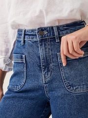 Monsoon Blue Arlo Regular Crop Jeans - Image 2 of 5