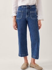 Monsoon Blue Arlo Regular Crop Jeans - Image 3 of 5