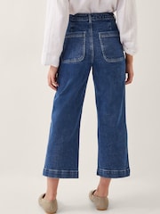 Monsoon Blue Arlo Regular Crop Jeans - Image 4 of 5