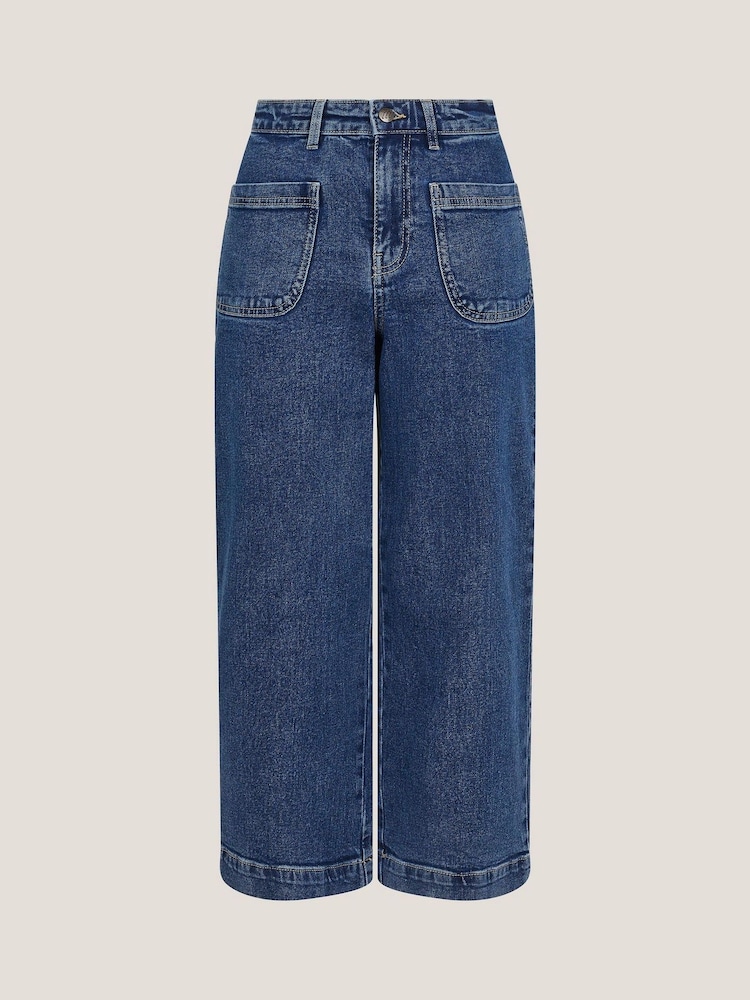 Monsoon Blue Arlo Regular Crop Jeans - Image 5 of 5
