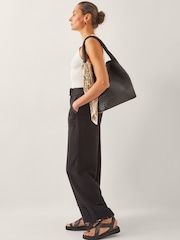 Monsoon Black Hayley Embroidered Trousers - Image 5 of 6