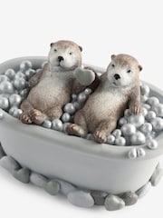 Grey Otters Bathroom Ornament - Image 3 of 3