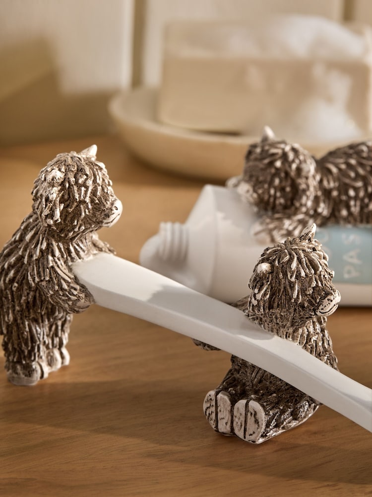 Sett med 2 Bertie Bear Baderomspynt - Bilde 2 av 3