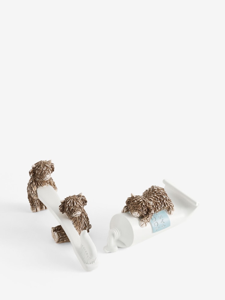 Sett med 2 Bertie Bear Baderomspynt - Bilde 3 av 3