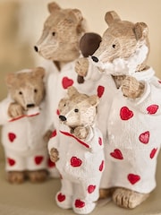 Bertie Bear Heart Pyjamas Family Bathroom Ornament - Image 2 of 3