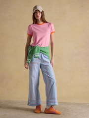 Joules Erin Pink Short Sleeve Jersey T-Shirt - Image 3 of 6