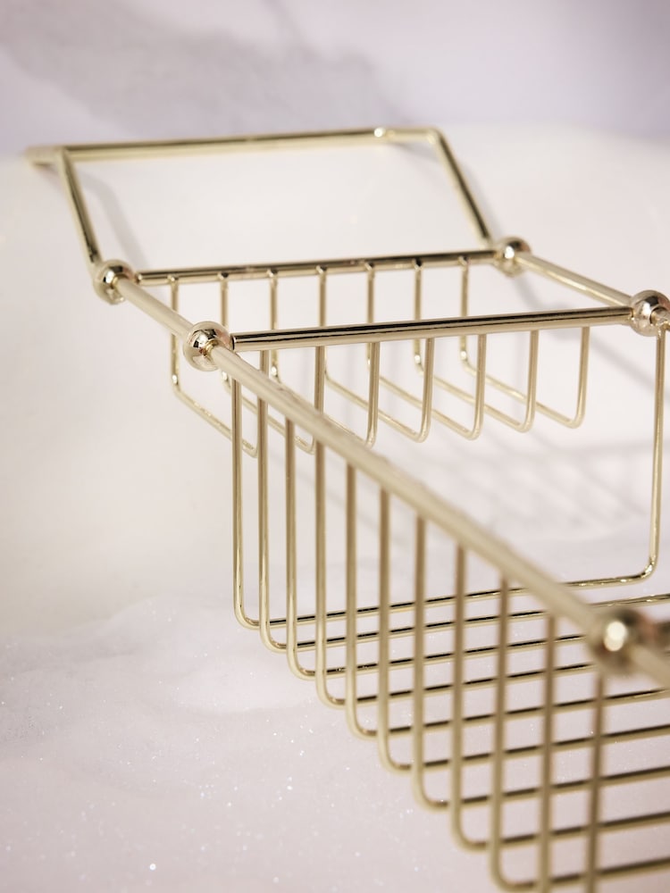Gold Wire Storage Bath Tray - Image 4 of 4 Gold Wire Storage Bath Tray - Image 4 of 4