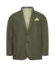 BadRhino Big & Tall Green Linen Suit Jacket - Image 1 of 1