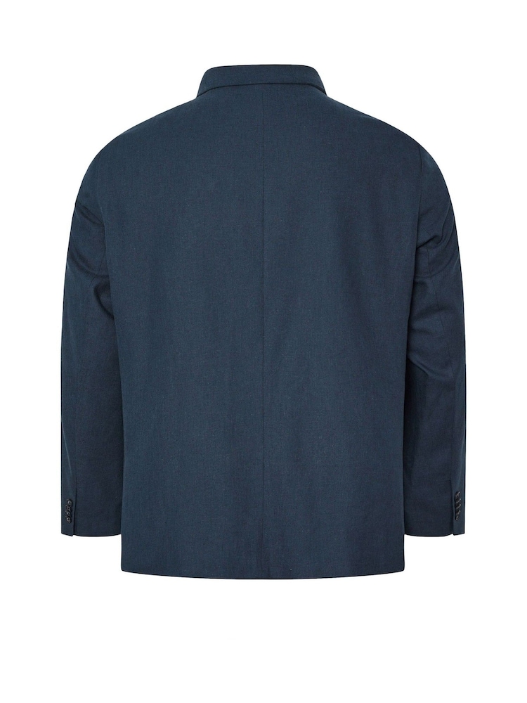 BadRhino Big & Tall Blue Linen Suit Jacket - Image 2 of 2