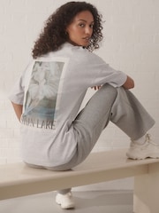 Grey Ballet Graphic Swan Lake Licence Crew Neck Short Sleeve T-Shirt - Image 1 of 9
