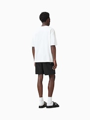 AllSaints Black Distortion Swimshorts - Image 8 of 9