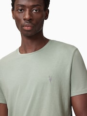 AllSaints Green Tonic Short Sleeve Crew T-Shirt - Image 1 of 6