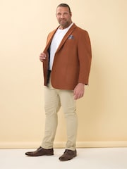BadRhino Big & Tall Brown Tweed Suit Jacket - Image 3 of 4