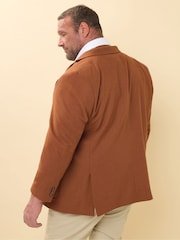 BadRhino Big & Tall Brown Tweed Suit Jacket - Image 4 of 4