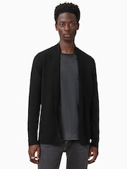 AllSaints Maes Merino Open Car Cardigan - Slika 4 iz 8