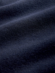 Navy Blue Supersoft High Neck Seam Detail Jumper - Image 3 of 3