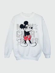 Brands In White Boys Disney Mickey Mouse Main Character Sweatshirt - Image 3 of 4