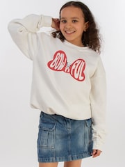 Brands In White Girls Disney Minnie Mouse Bowtiful Sweatshirt - Image 1 of 4