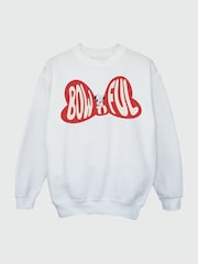 Brands In White Girls Disney Minnie Mouse Bowtiful Sweatshirt - Image 3 of 4