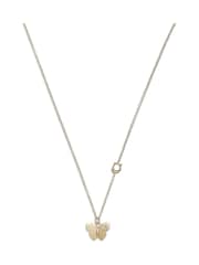 COACH Gold Tone Butterfly Pendant Necklace - Image 2 of 5