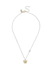COACH Gold Tone Butterfly Pendant Necklace - Image 5 of 5