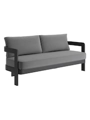Nth Degree Smoke Weave N3 Garden Three Seater Sofa - Image 3 of 4