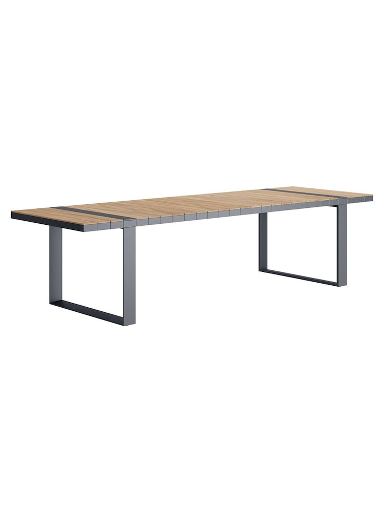 Nth Degree Dark Grey N5 Garden Eight Seater Dining Table - Image 2 of 3