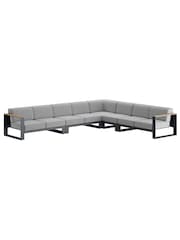 Nth Degree Dark Grey N5 Garden 8 Seater Corner Sofa - Image 3 of 4