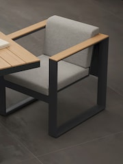 Nth Degree Dark Grey N5 Garden Dining Chair - Image 1 of 4