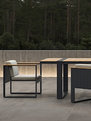 Nth Degree Dark Grey N5 Garden Dining Chair - Image 2 of 4
