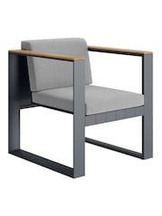 Nth Degree Dark Grey N5 Garden Dining Chair - Image 3 of 4