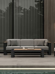 Nth Degree Dark Grey N5 Garden Three Seater Sofa - Image 1 of 4