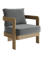 Nth Degree Smoke Weave N3 Garden Lounge Chair - Image 1 of 3