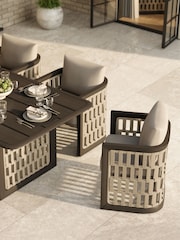 Nth Degree Dark Teak N2 Garden Dining Chair - Image 3 of 6