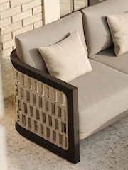 Nth Degree Dark Teak N2 Garden 2 Seater Sofa - Image 3 of 5