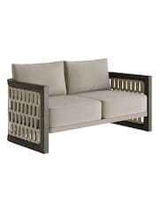 Nth Degree Dark Teak N2 Garden 2 Seater Sofa - Image 4 of 5