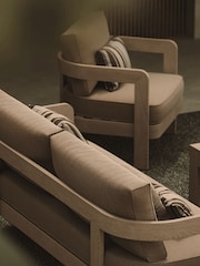 Nth Degree Wheat Canvas N3 Garden Three Seater Sofa - Image 2 of 5