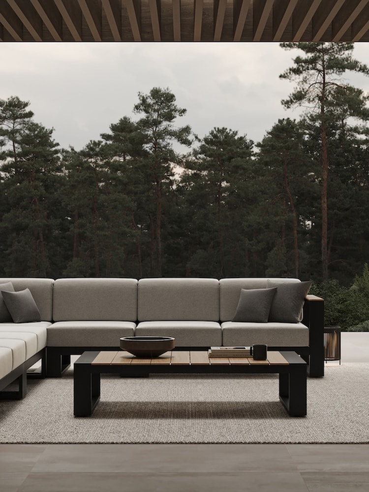 Nth Degree Dark Grey N5 Garden 6 Seater Corner Sofa - Image 2 of 4
